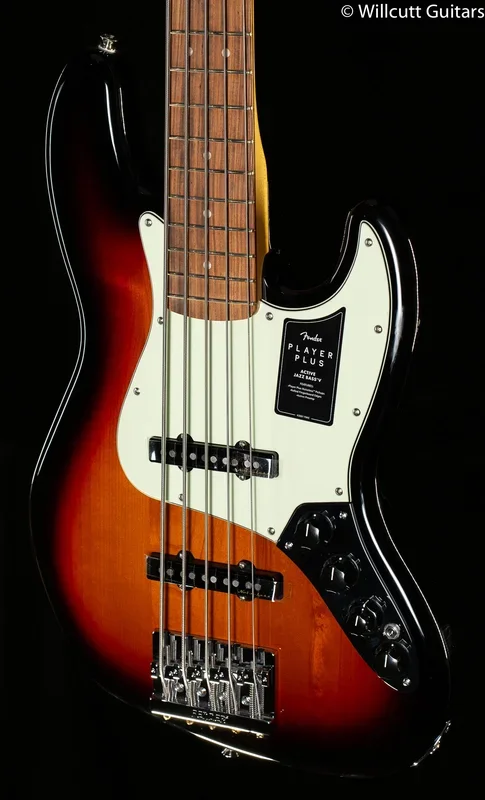 Fender Player Plus Jazz Bass V Pau Ferro Fingerboard 3-Tone Sunburst
