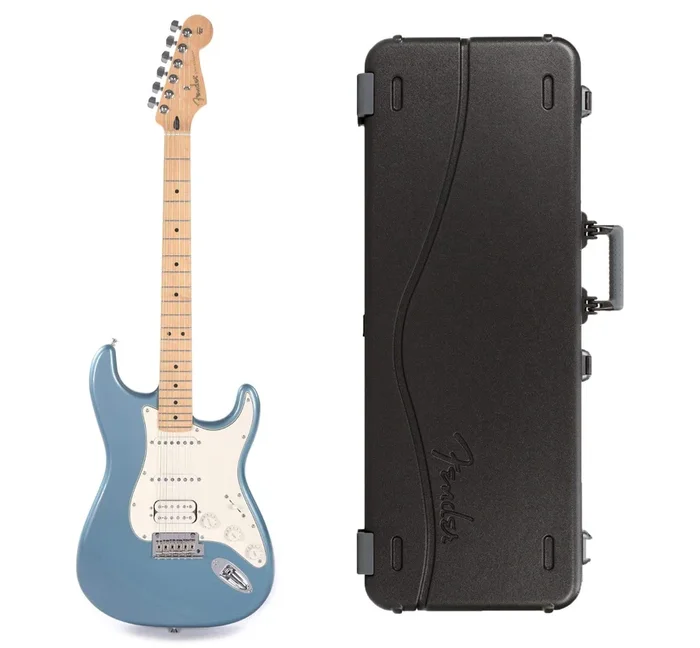 Fender Player Stratocaster HSS Tidepool Bundle w/Fender Molded Hardshell Case