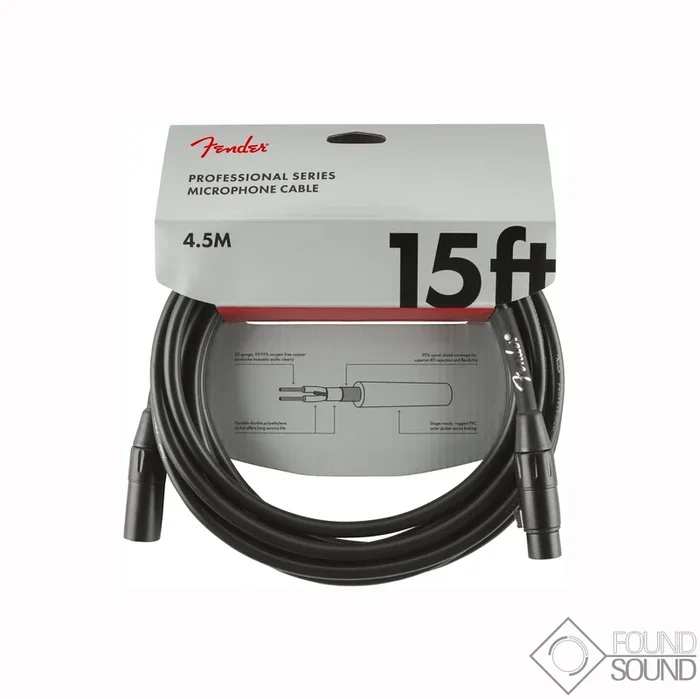Fender Professional Series 15′ Microphone Cable
