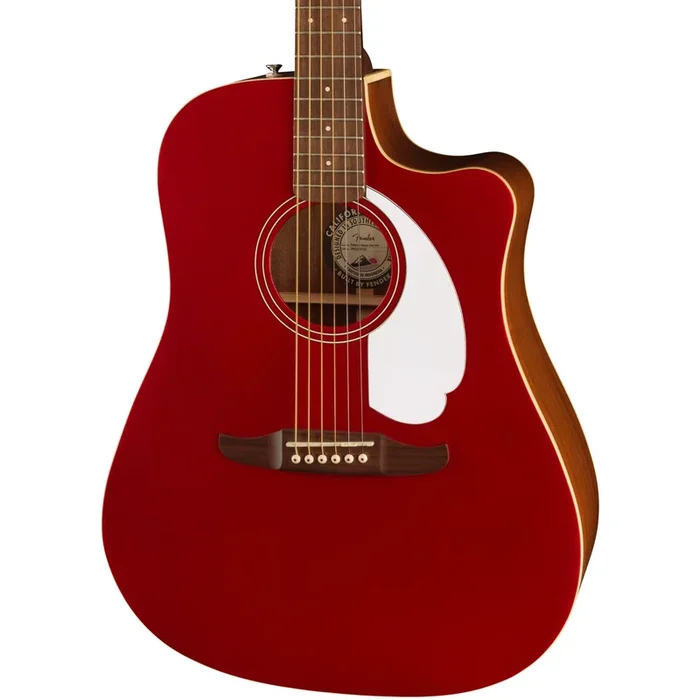 Fender Redondo Player Acoustic Electric Guitar – Candy Apple Red