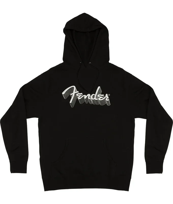 Fender Reflective Hoodie, Black, 2XL