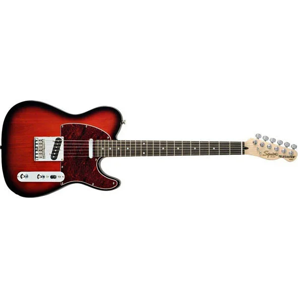 Fender Squier Standard Telecaster Electric Guitar – Limited Edition Antique Burst