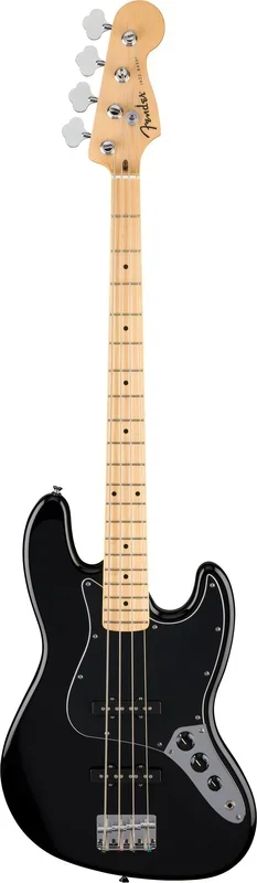 Fender Standard Jazz Bass Maple Fingerboard Black Pickguard Black