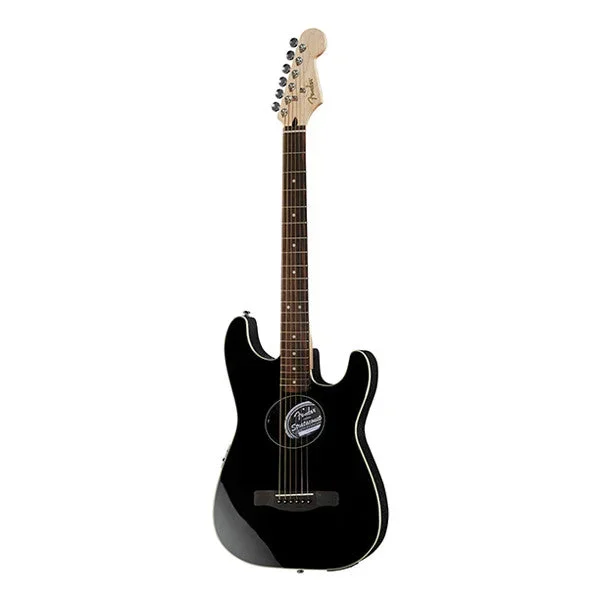 Fender Standard Stratacoustic Cutaway Electro Acoustic Guitar – Black