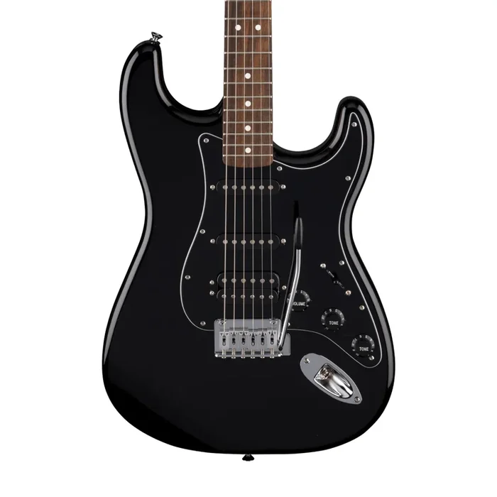 Fender Standard Stratocaster HSS Electric Guitar – Indian Laurel – Black
