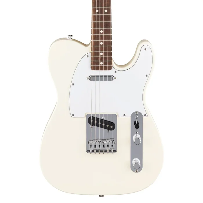 Fender Standard Telecaster, Laurel Fingerboard Electric Guitar – Olympic White