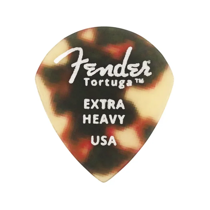Fender Tortuga Picks 551 Extra Heavy 4 Pack (24) Bundle