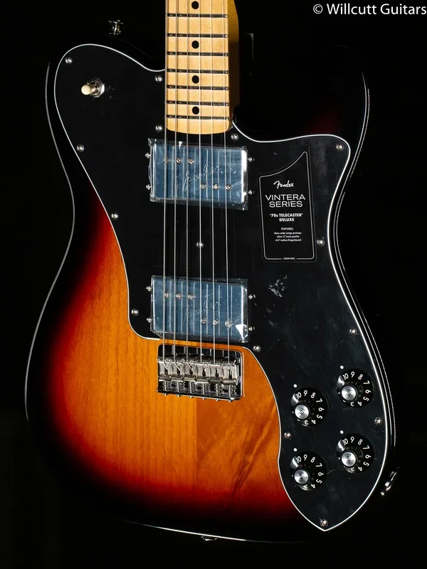 Fender Vintera 70’s Telecaster Deluxe 3 Color Sunburst Maple (433)