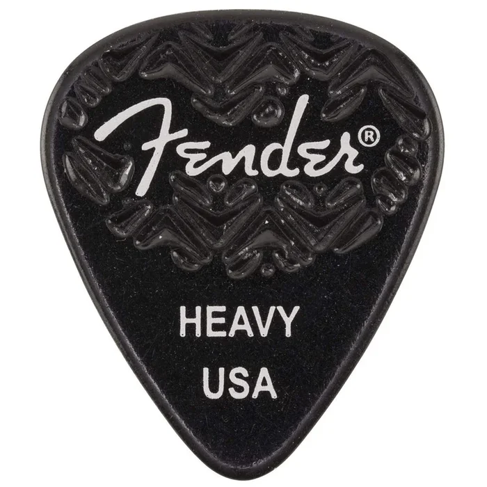 Fender Wavelength Picks 351 Heavy 6 Pack Black