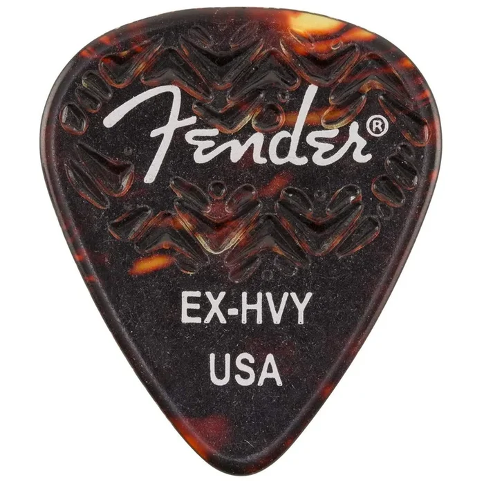 Fender Wavelength Picks 351 X Heavy Shell 2 Pack (12) Bundle
