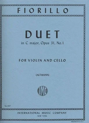 Fiorillo, Federico: Duet in C major Op.31 No.1 (Violin & Cello)