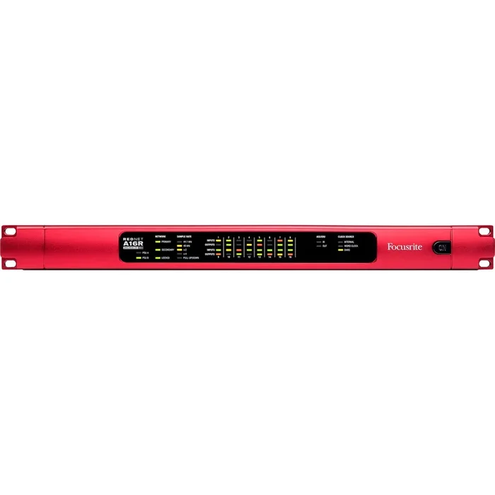 Focusrite Rednet A16R MkII 16×16 Dante Analogue I/O With Dual PSU