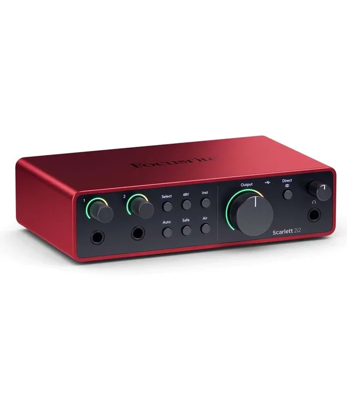 Focusrite Scarlett 2i2 USB Audio Interface – 4th Generation