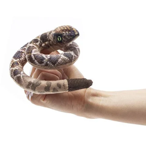 Folkmanis mini rattle snake finger puppet