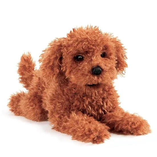 Folkmanis toy poodle puppy puppet