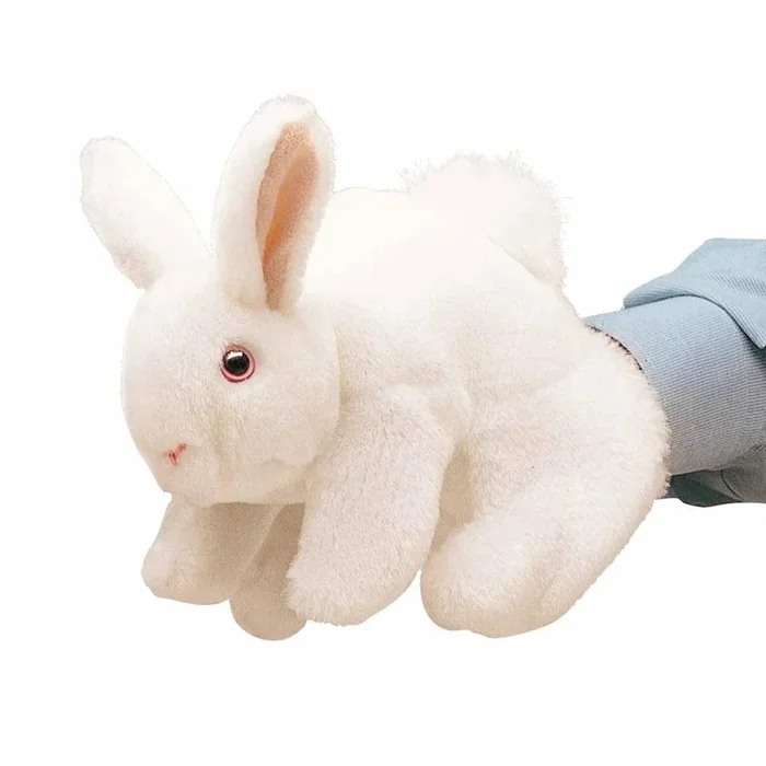 Folkmanis white bunny puppet