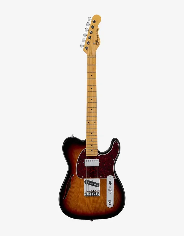 G&L Tribute Series ASAT Classic Bluesboy Semi-Hollow Guitar in 3-Tone Sunburst Guitar