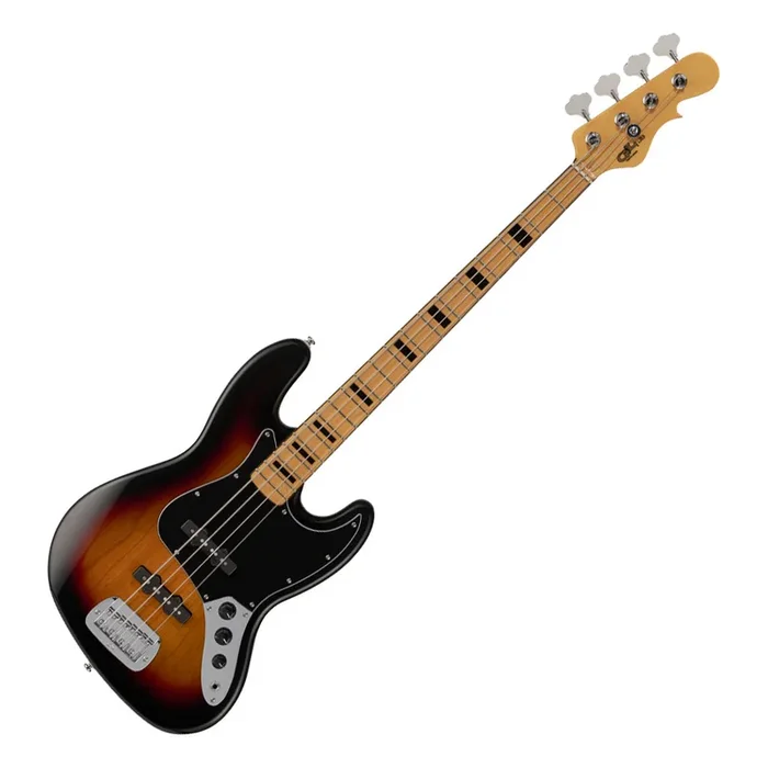 G&L Tribute Series JB 4-String Bass Guitar – 3 Tone Sunburst