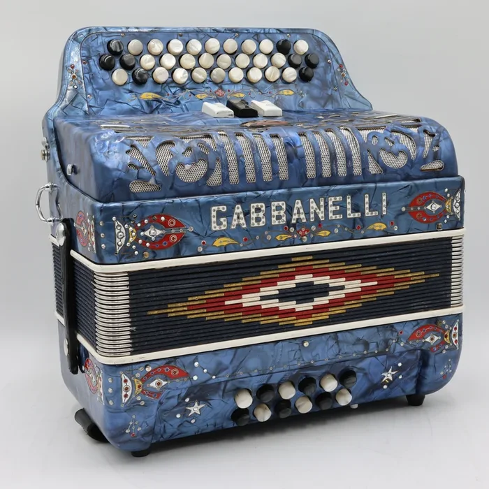 Gabbanelli 3 Switch Accordion (GCF) – Blue
