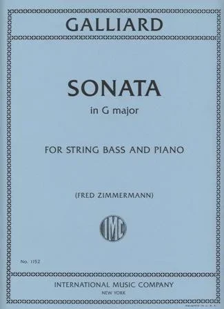 Galliard, John Ernst: Sonata in F (bass & piano)