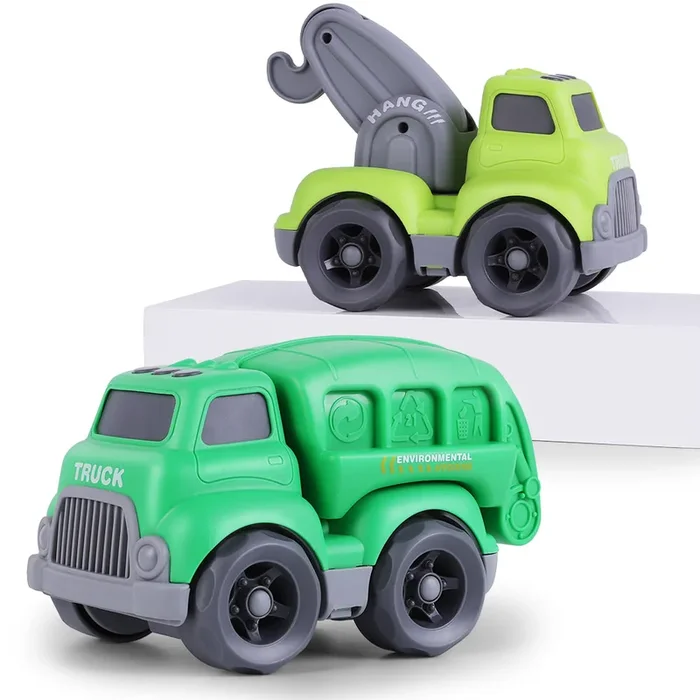 Garbage Truck, Tow Truck