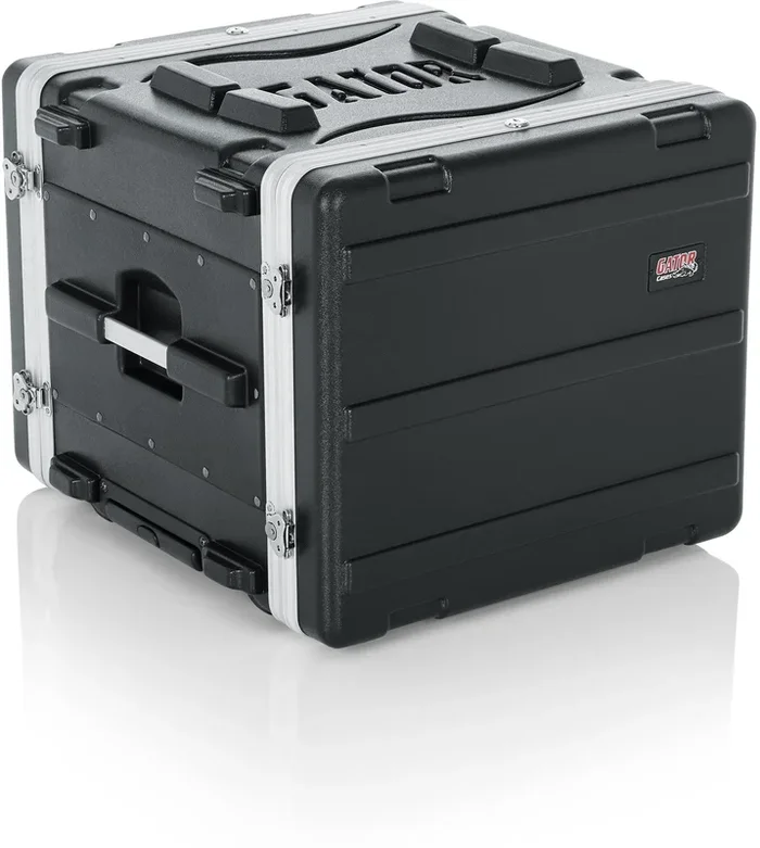 Gator 8U Audio Rack, Powered Rolling (GRR-8PL-US)