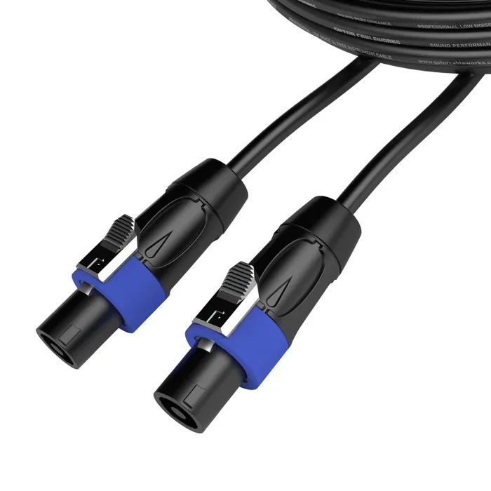 Gator CableWorks Headliner Series 15 Foot Twist Lock Connector Speaker Cable