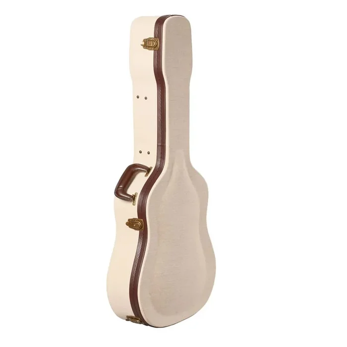 Gator Deluxe Wood Dreadnought Acoustic Case w/Journeyman Burlap Exterior