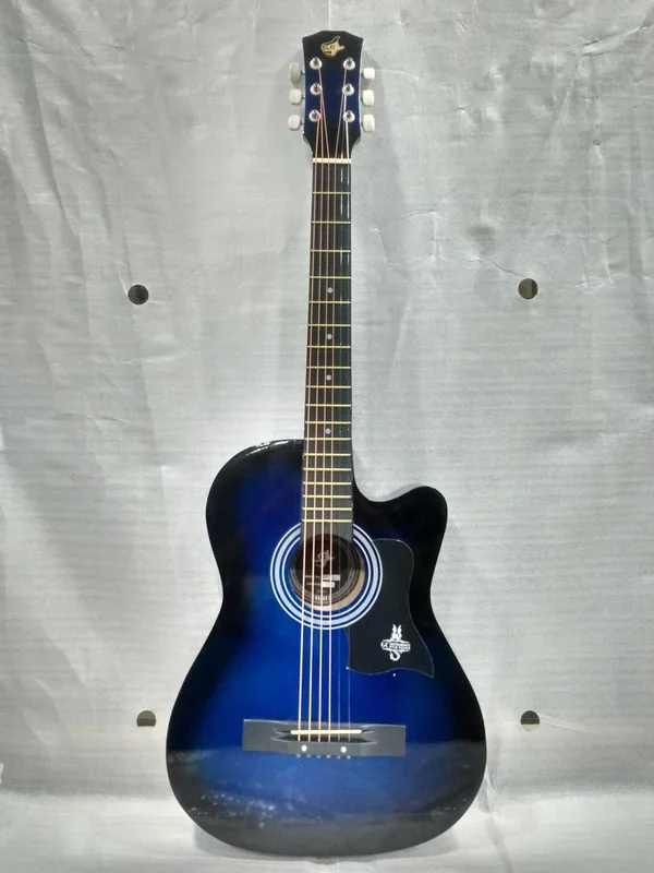 GC 38C Acoustic Guitar with Truss Rod and Bag – Blue Burst – Open Box B Stock