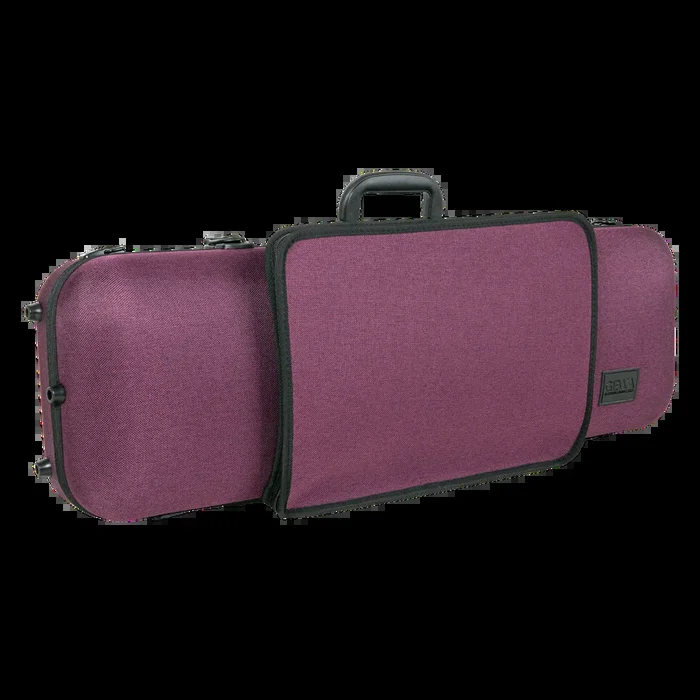 GEWA Bio-A Oblong Violin Case with Sheet Music Pocket 1/2-4/4 Violet