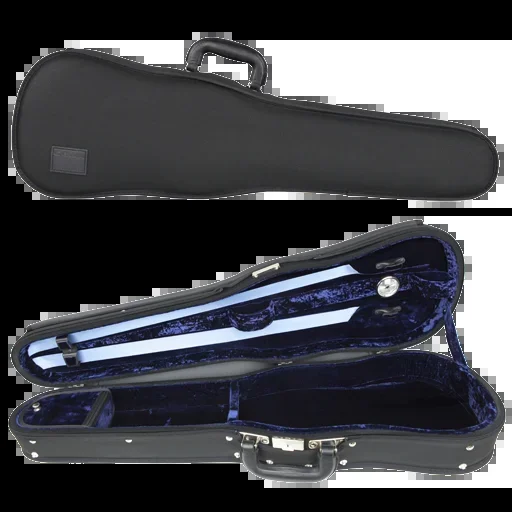 GEWA Liuteria Maestro Shaped Violin Case 4/4 Black with Blue Interior