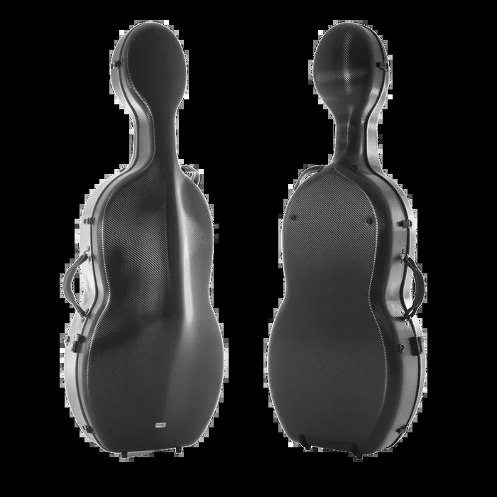 GEWA Pure Polycarbonate Cello Case with Wheels Black 4/4