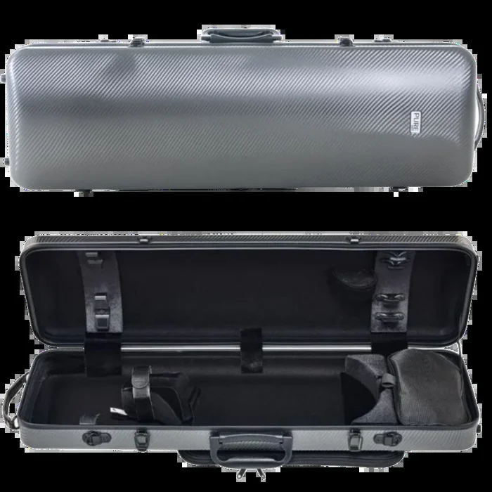 GEWA Pure Polycarbonate Oblong Violin Case 2.4kg Grey