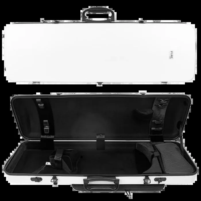 GEWA Pure Polycarbonate Oblong Violin Case 2.4kg White