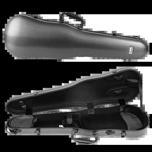 GEWA Pure Polycarbonate Shaped Violin Case 1.8kg Grey