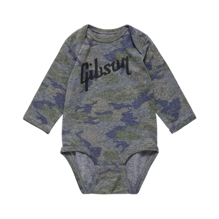 Gibson Camo Baby Onesie – Camo 12/18M