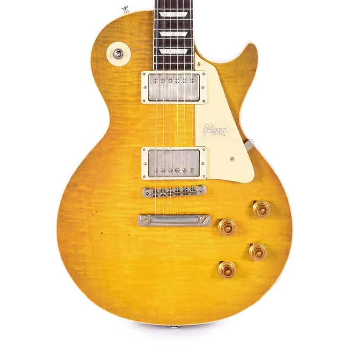 Gibson Custom 1958 Les Paul Standard Reissue Green Lemon Lightly Aged