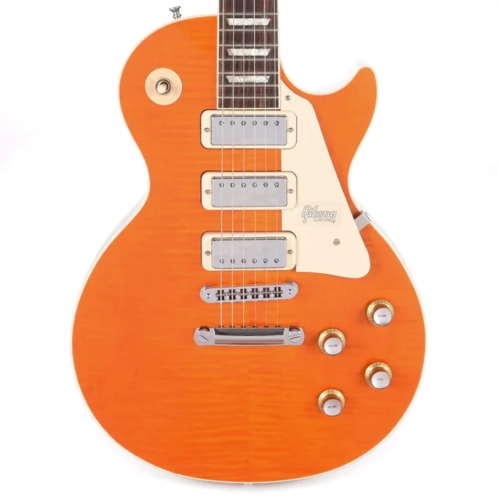 Gibson Custom Class 5 Triple Deluxe 3-Pickup Trans Orange Top