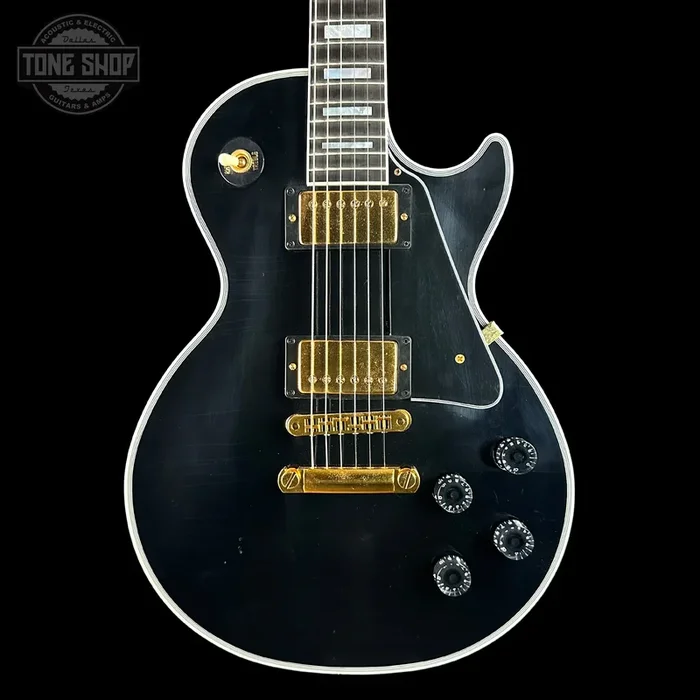 Gibson Custom Dealer Select Les Paul Custom Ebony Ultra Light Aged w/case CS502657