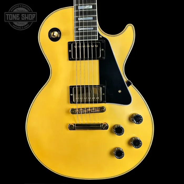 Gibson Custom Les Paul Custom Chambered Heavy Antique White VOS w/case