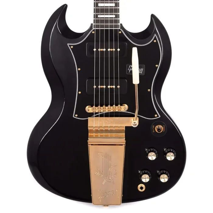 Gibson Custom SG Lamp Black w/2-P90’s Batwing VOS Maestro