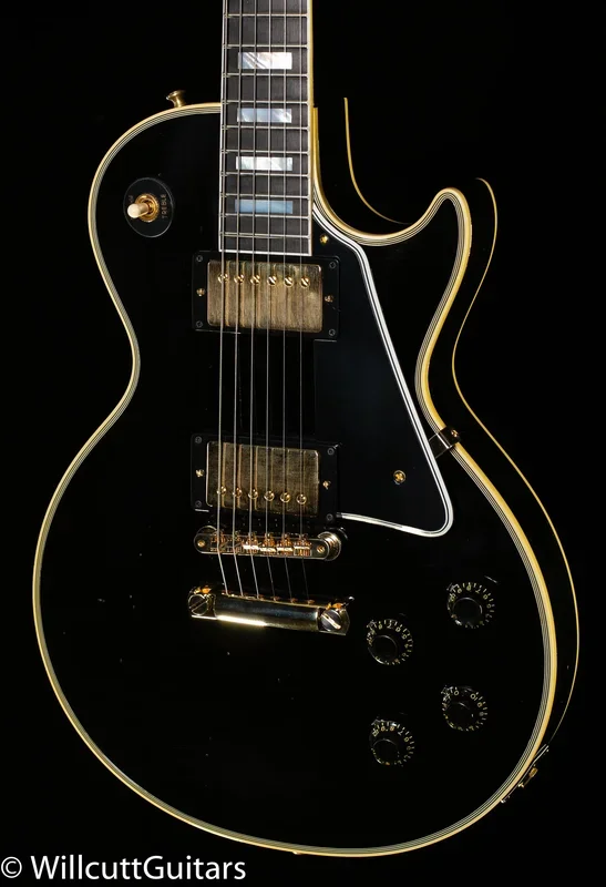 Gibson Custom Shop 1957 Les Paul Custom Reissue 2- Pickup Murphy Lab Ultra Light Aged Ebony (498)