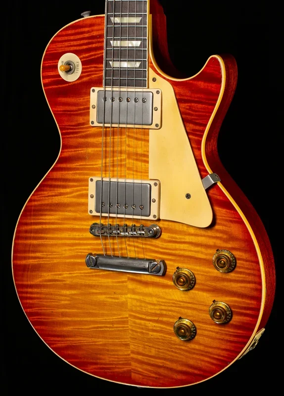 Gibson Custom Shop 1959 Les Paul Standard Brazilian Rosewood Tom’s Cherry Murphy Lab Aged (236)