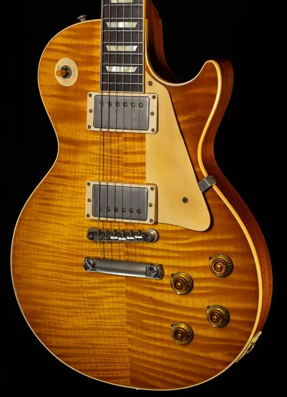 Gibson Custom Shop 1959 Les Paul Standard Brazilian Rosewood Tom’s Lemon Murphy Lab Aged (157)