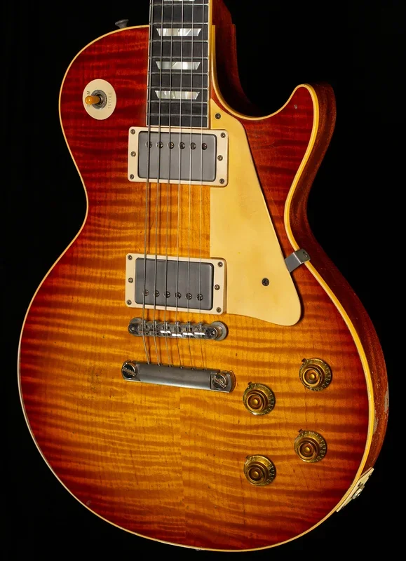 Gibson Custom Shop 1959 Les Paul Standard Brazilian Rosewood Tom’s Tea Murphy Lab Aged (012)