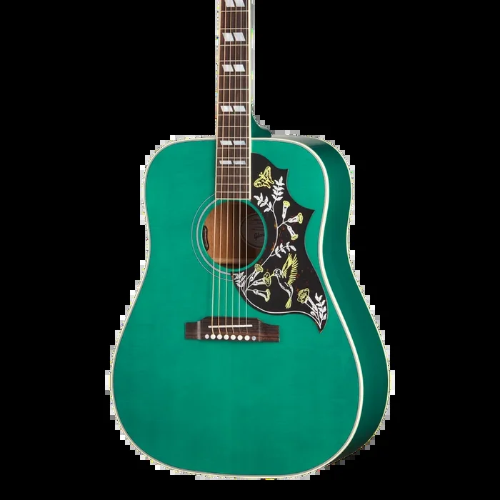 Gibson Hummingbird Standard Translucent Teal w/case