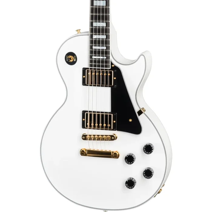 Gibson Les Paul Custom Electric Guitar w/ Ebony Fingerboard – Alpine White