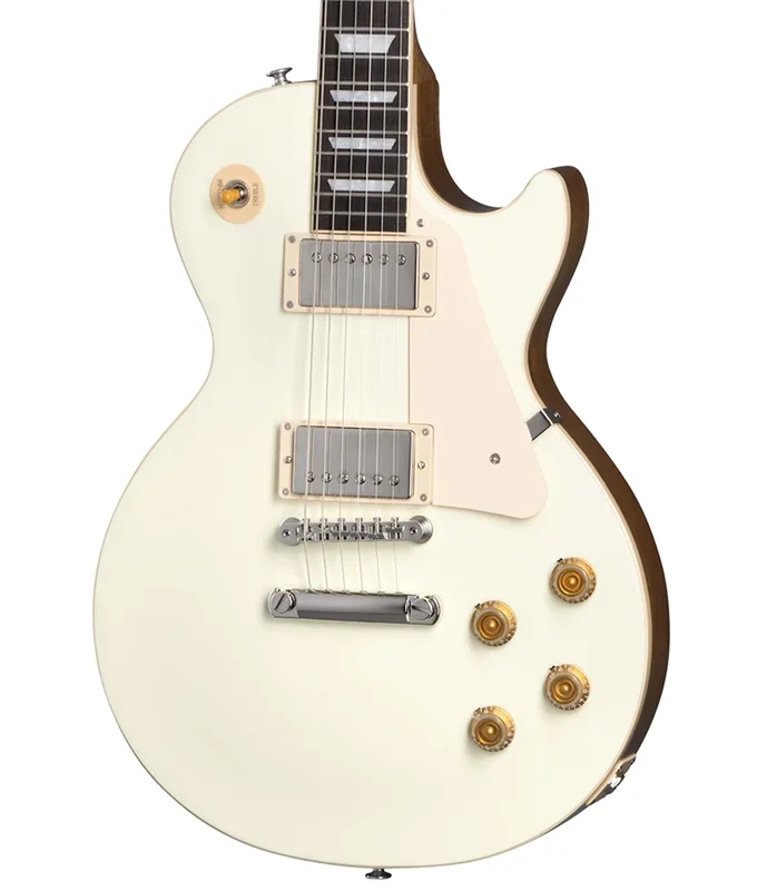 Gibson Les Paul Standard 50s Plain Top Electric Guitar – Classic White