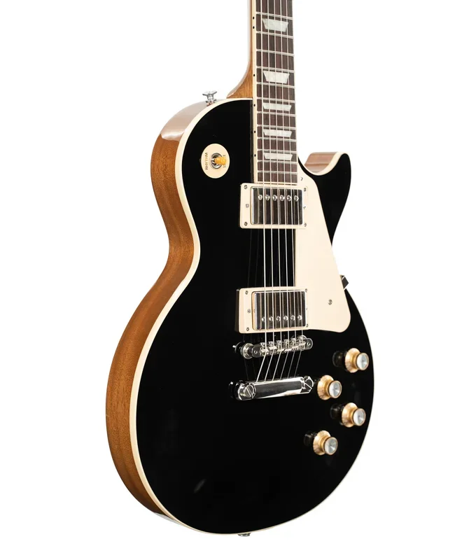Gibson Les Paul Standard 60s Plain Top Electric Guitar – Ebony Top