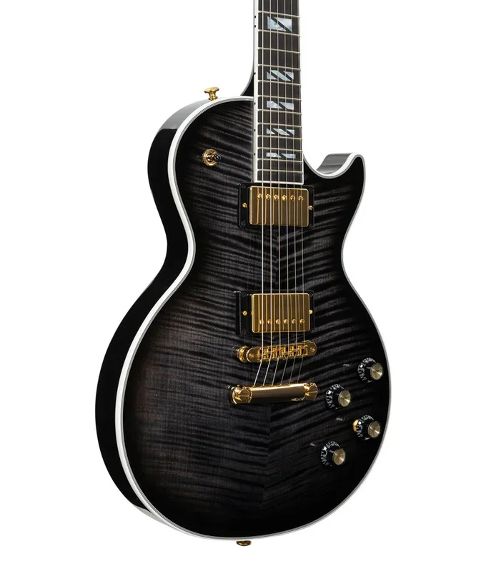 Gibson Les Paul Supreme Electric Guitar – Transparent Ebony Burst